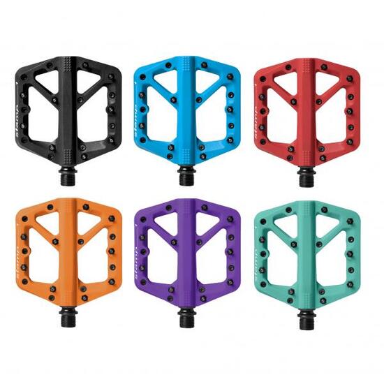 Crankbrothers Stamp 1 Gen 2 - Kleine Platte Pedalen Blauw