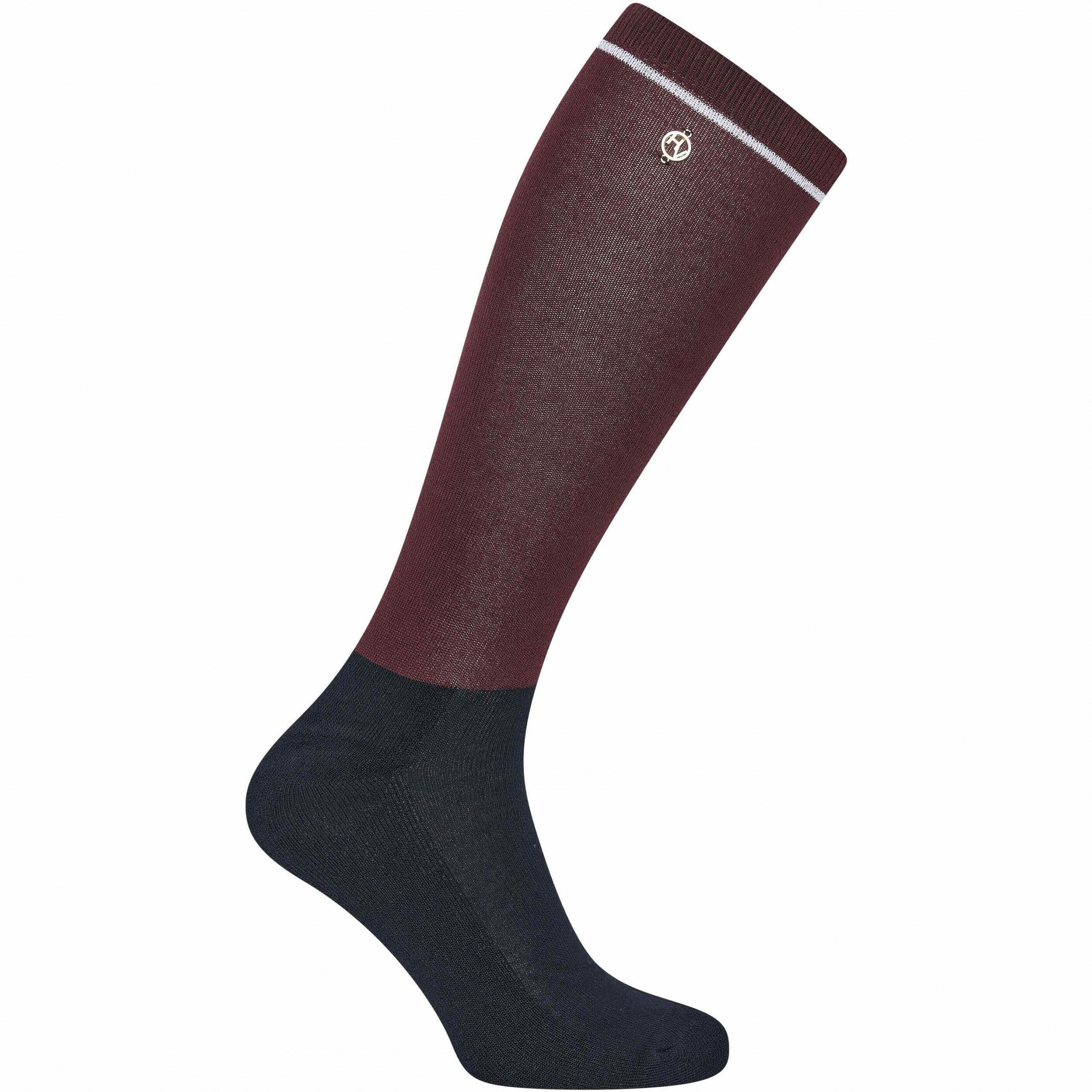 HV POLO Damen Reitsocken HVPAlisa dark berry