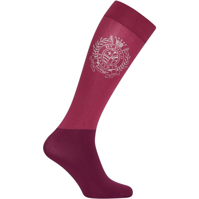 Winter Reitsocken HVPFavouritas bordeaux