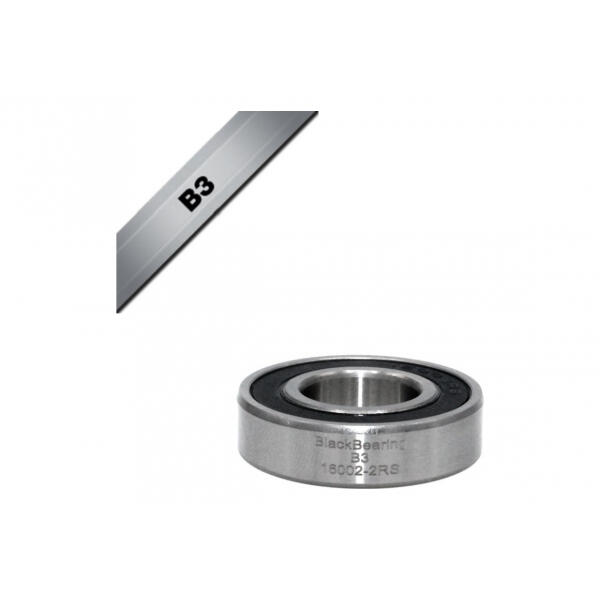 Łożysko Black Bearing B3 - 16002-2RS - 15 x 32 x 8 mm
