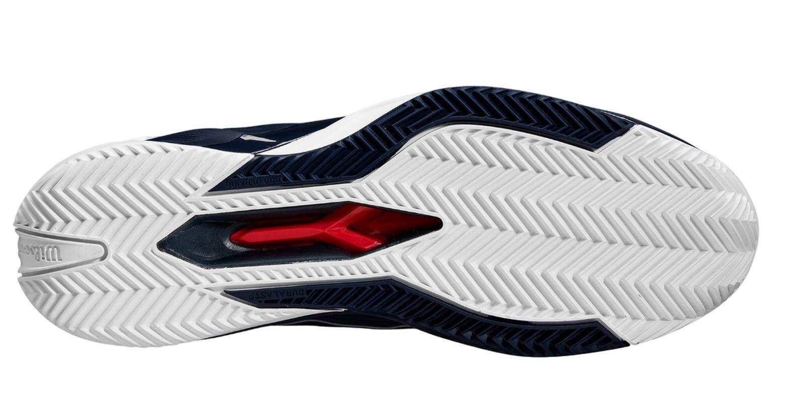 Zapatillas Wilson Rush Pro 4.5 Clay Azul Marino -  - 44 2/3 6/6