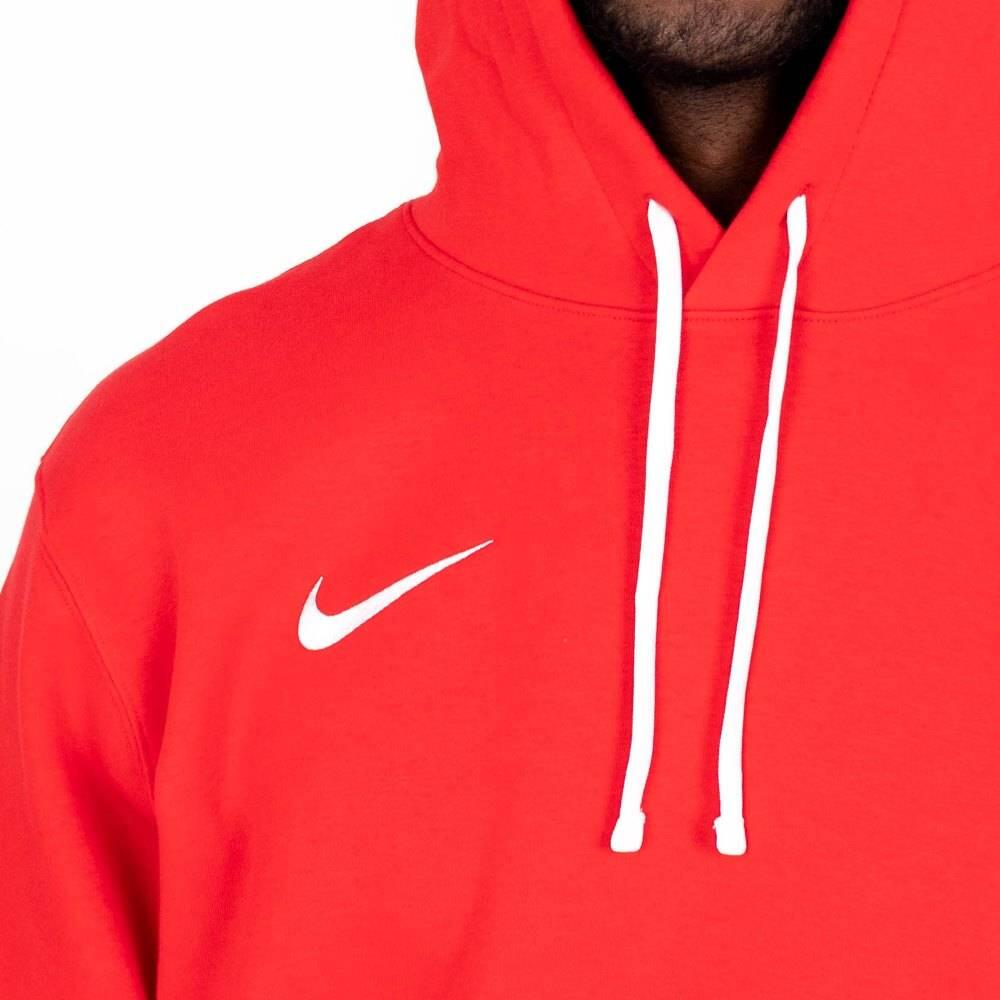 Felpa con cappuccio uomo ( fleece) nike rosso 5/7