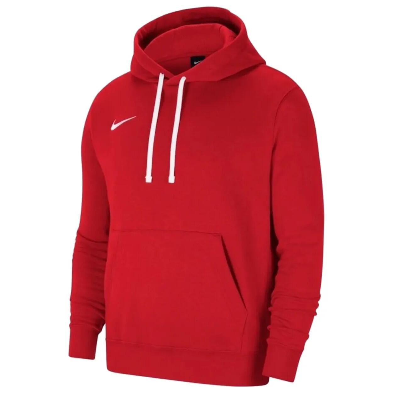 Felpa con cappuccio uomo ( fleece) nike rosso 6/7
