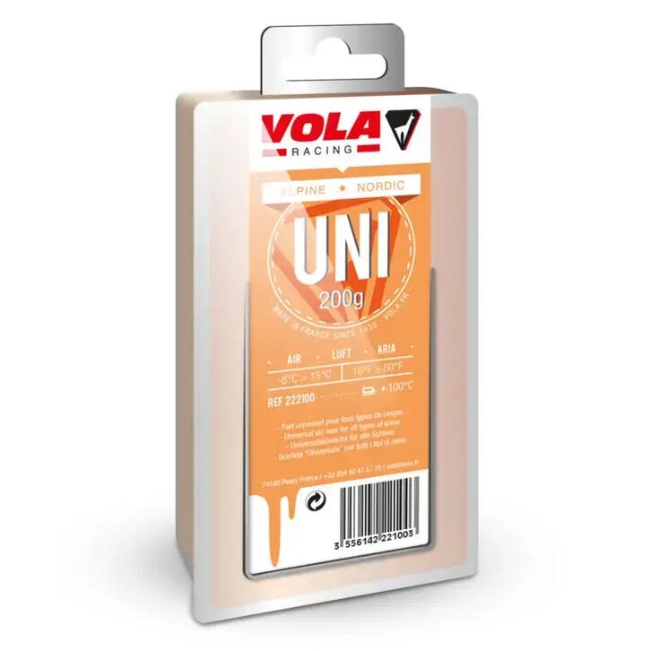 Universal solid ski wax Vola 80 g