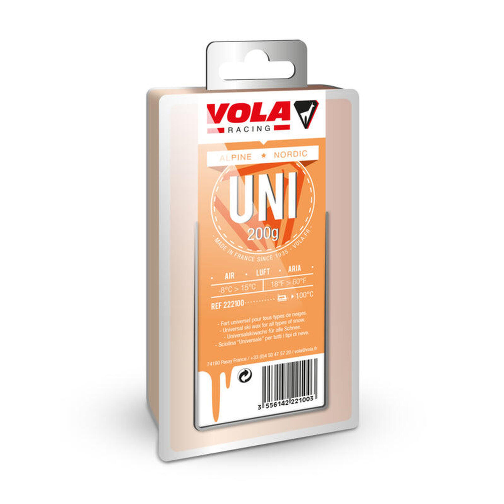 Fart de ski universel solide Vola 200 g