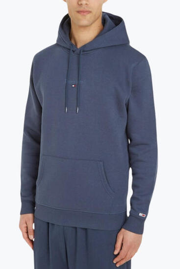 Felpa uomo regular invernale con logo tonale