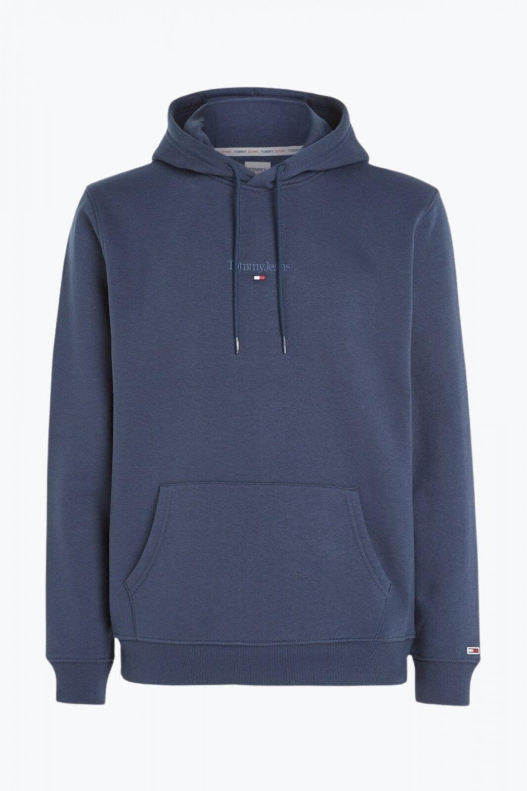 Felpa uomo regular invernale con logo tonale 4/5