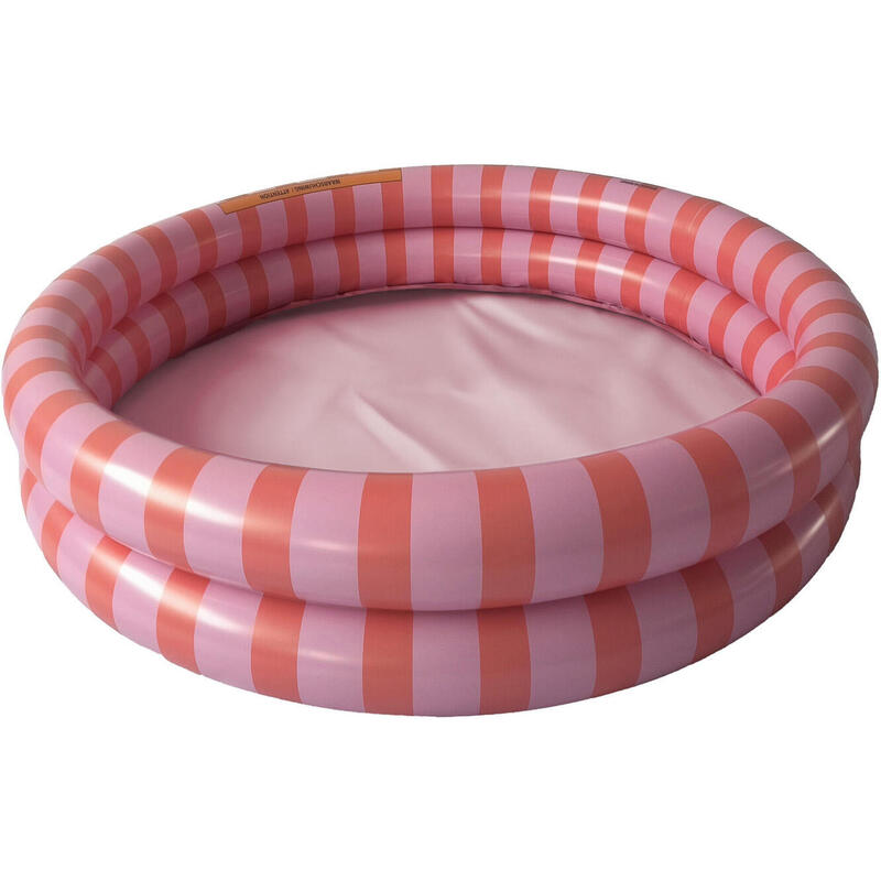 Schwimmen  Baby Pool 100cm  Orange Red Stripes