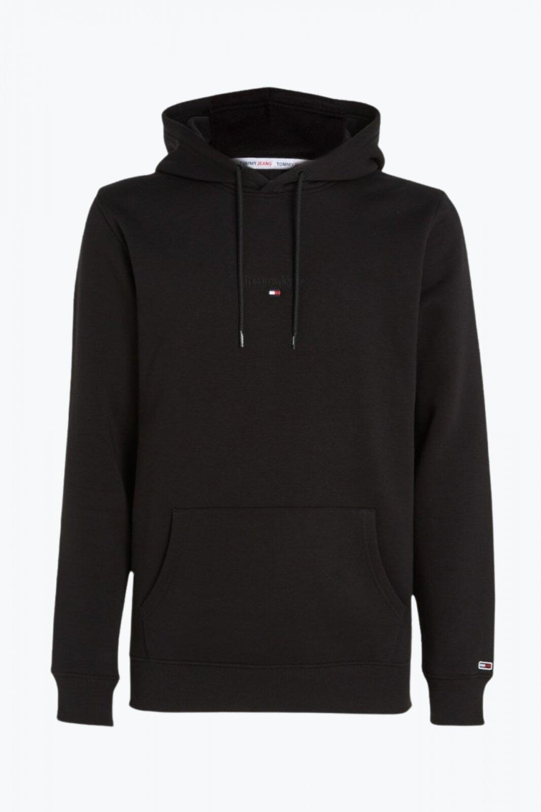 Felpa uomo regular invernale con logo tonale 4/5