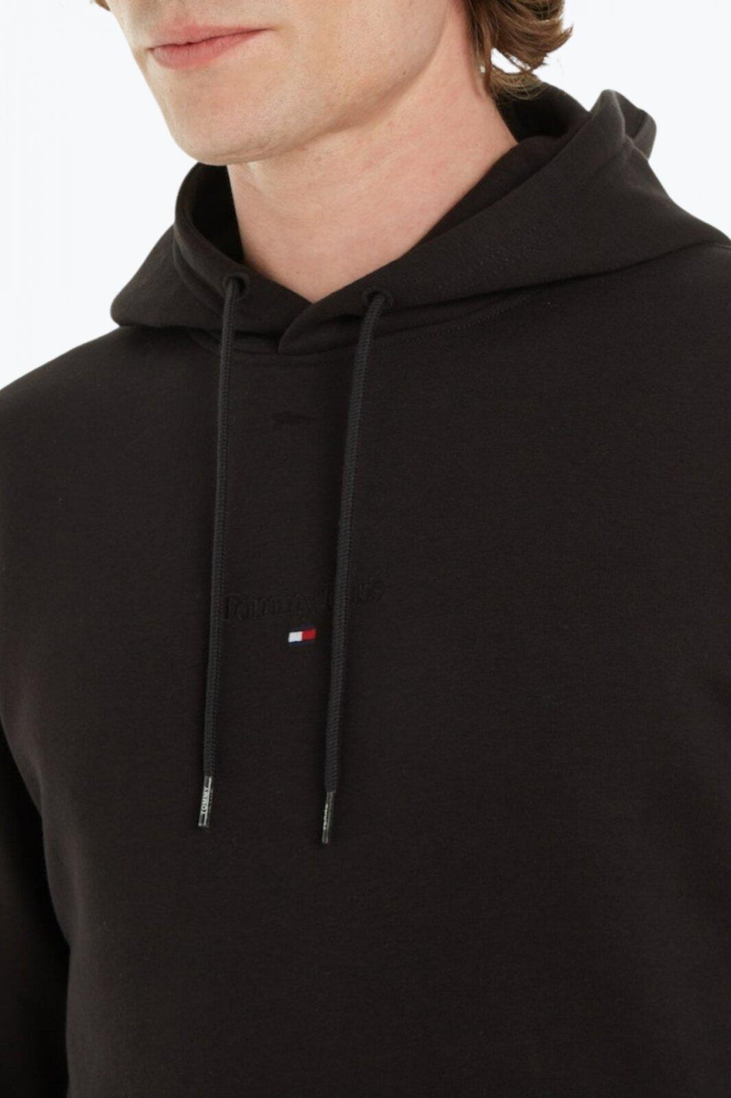 Felpa uomo regular invernale con logo tonale 3/5