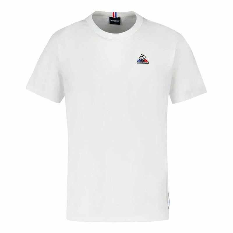 Camiseta de Manga Corta Unisex Le coq sportif Tri N°1 New Optical Blanco