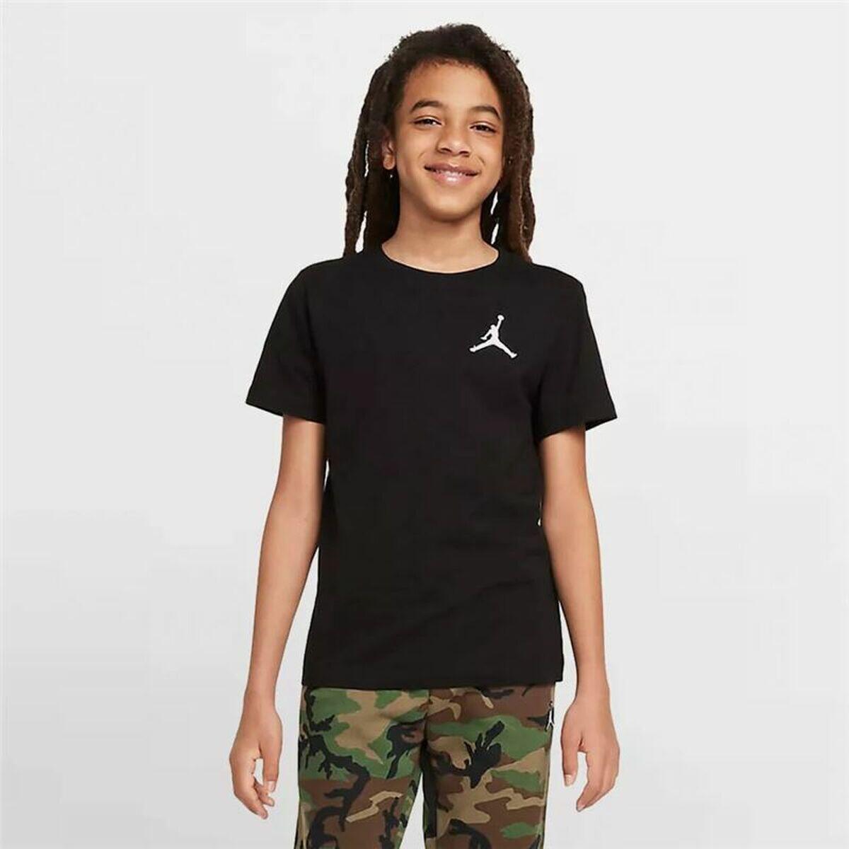 T-shirt ragazzo jordan jumpman air - nero 3/4