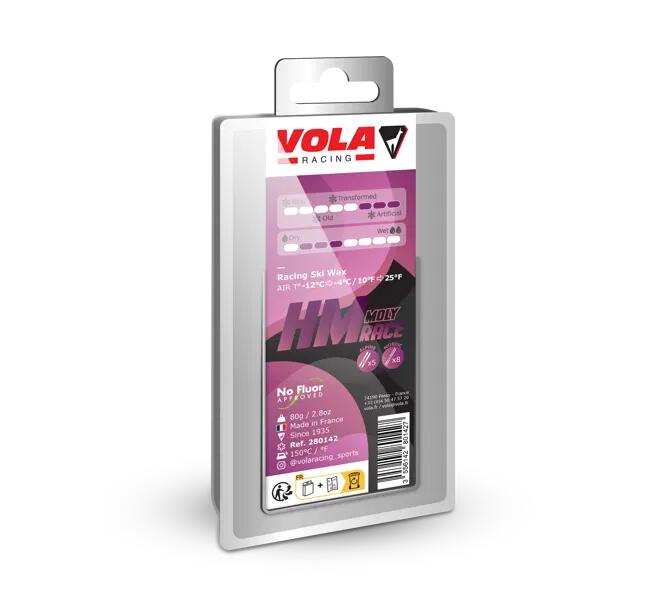 VOLA Hoogwaardige wedstrijd skiwax Vola HMRace Moly 80 gram