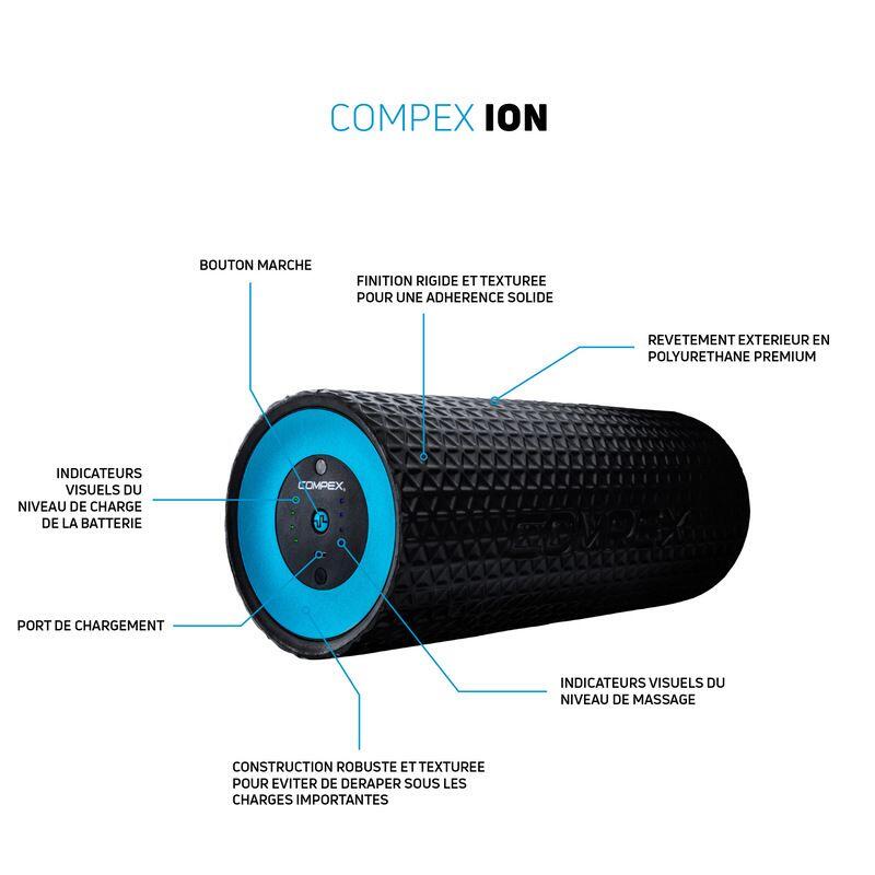 COMPEX® ION™ rullo vibrante  per il massaggio dei tessuti profondi 6/7