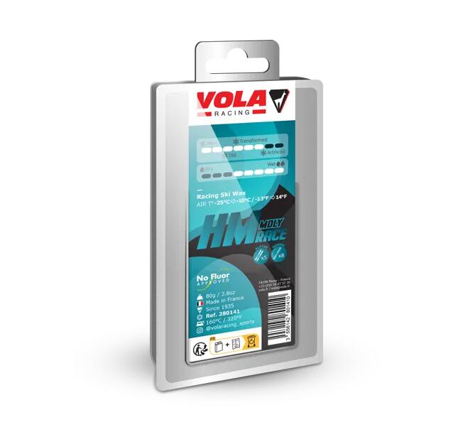 VOLA Hoogwaardige wedstrijd skiwax Vola HMRace Moly 80 gram