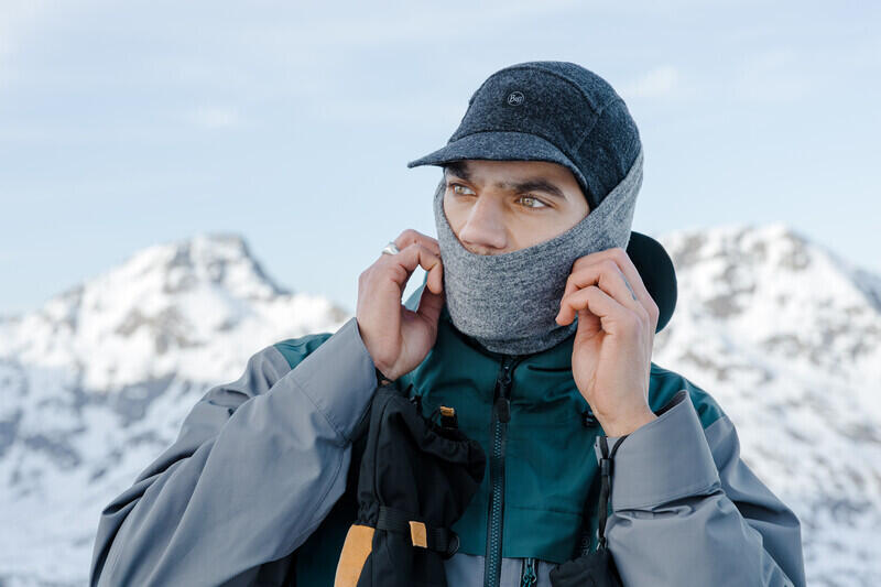 Merino Fleece Unisex Buff Gris 4/7
