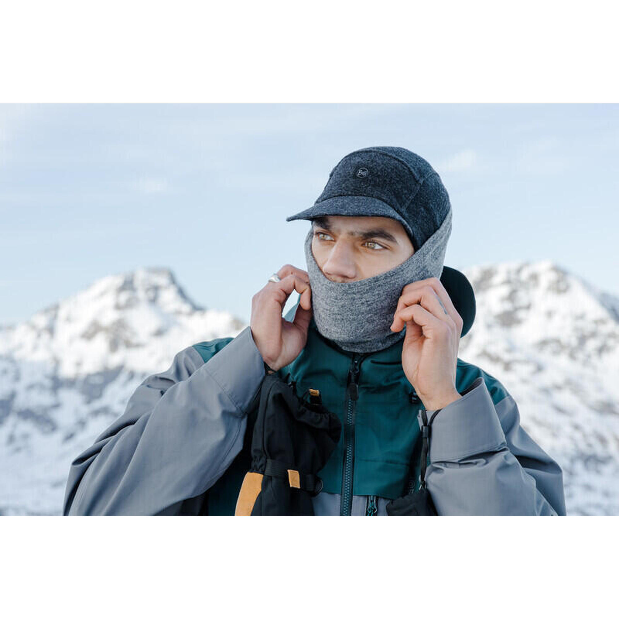 Chusta wielofunkcyjna Merino Fleece - Solid Grey