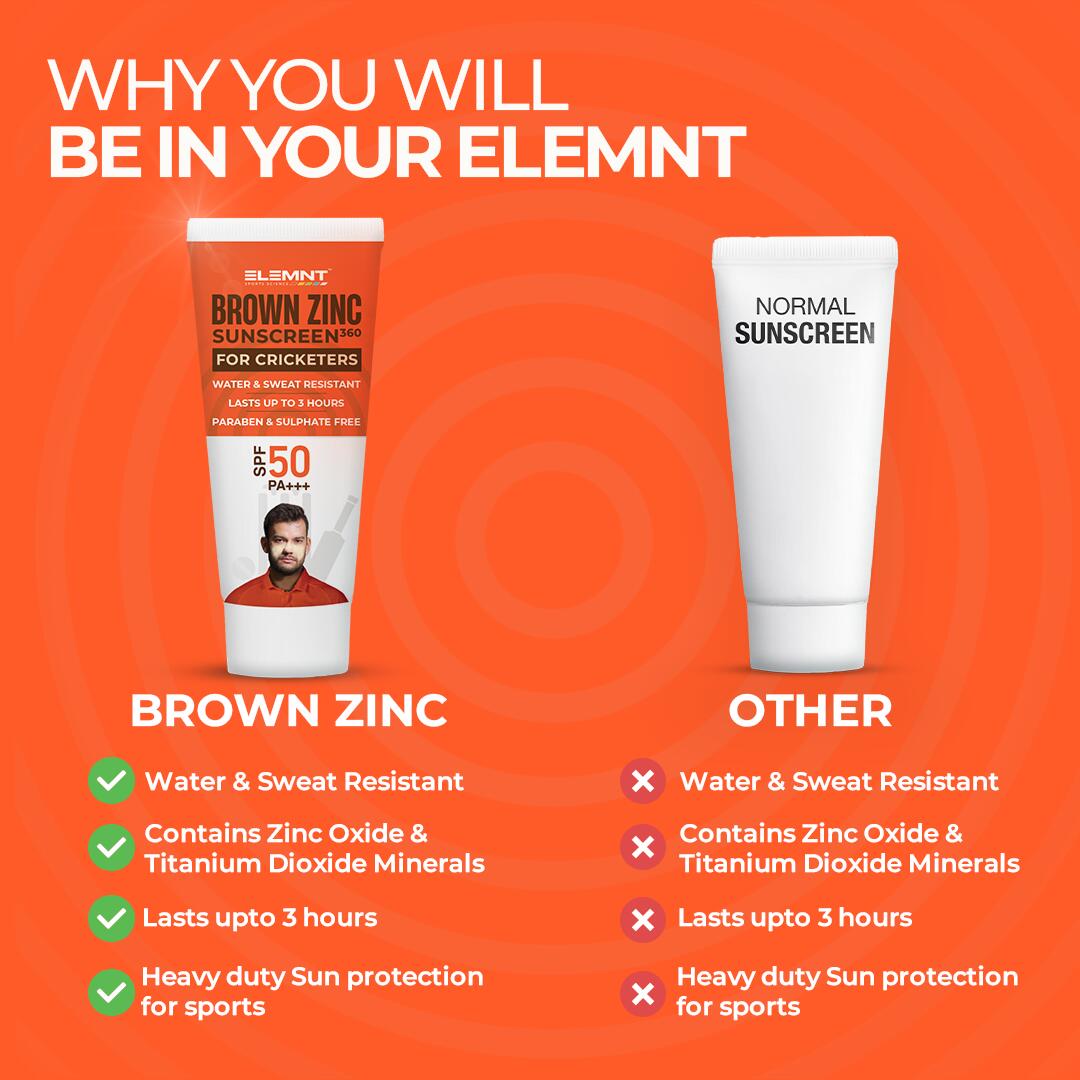 Elemnt 
Brown Zinc Sunscreen 25gm