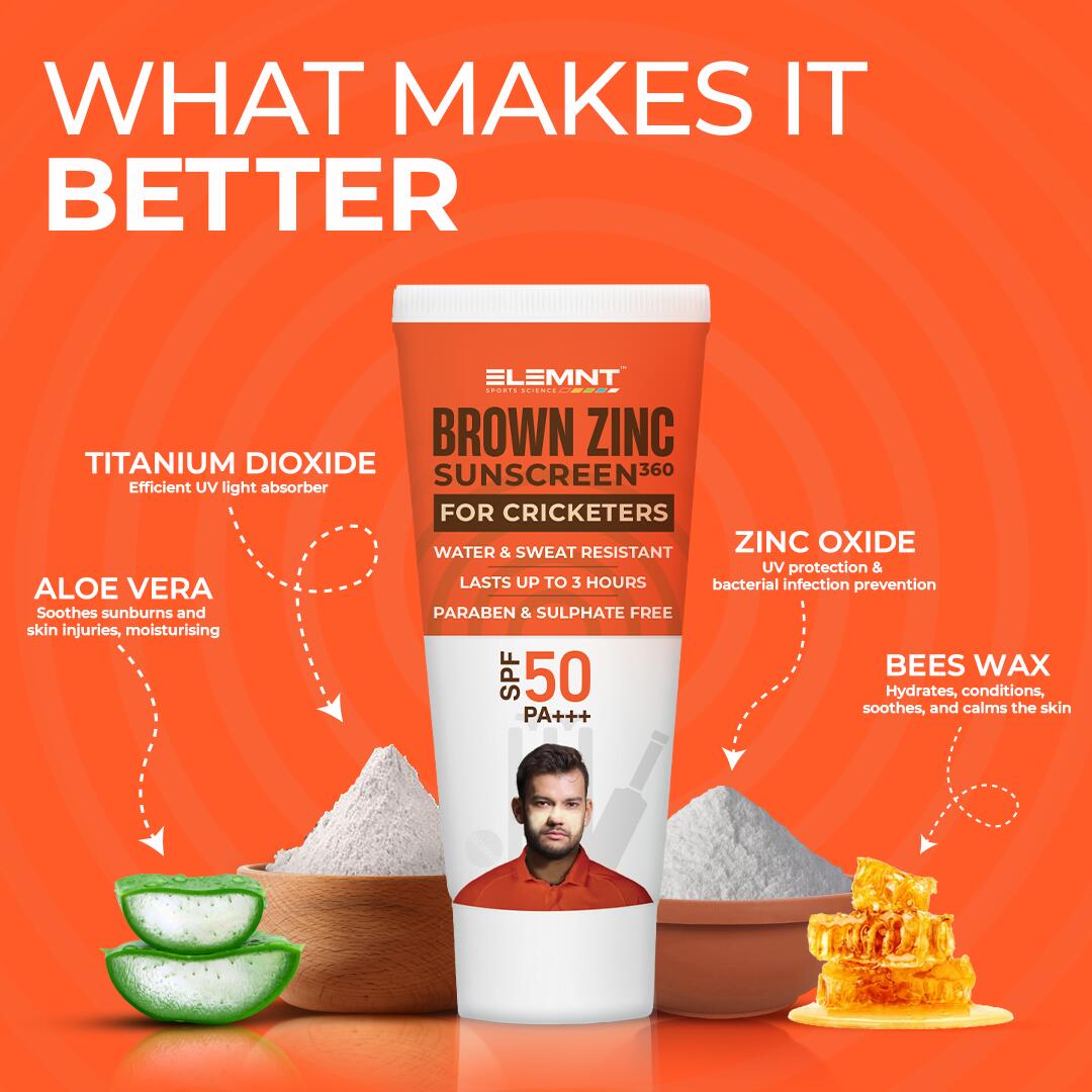 Elemnt 
Brown Zinc Sunscreen 25gm