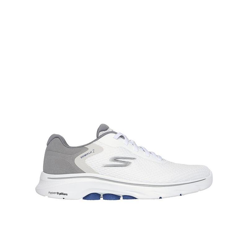 Zapatillas Deportivas Caminar Hombre Skechers 216636_WGY Blancas con Cordones