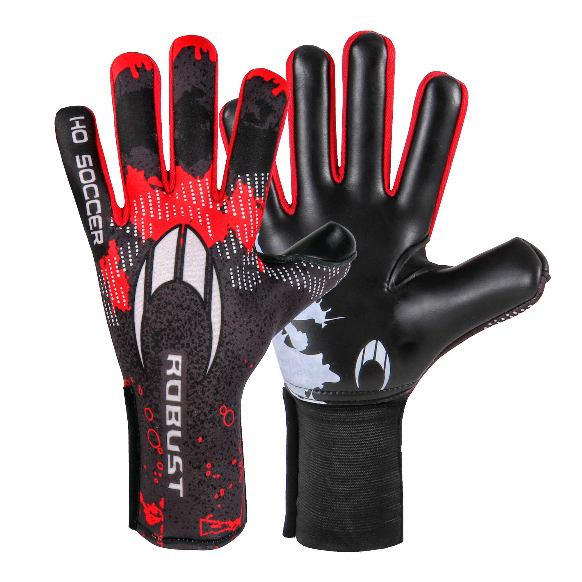 Ho Soccer - Gants De Gardien De But De Football Robust Red - Gants De Gardien - Noir|rouge - 3,5 - Decathlon