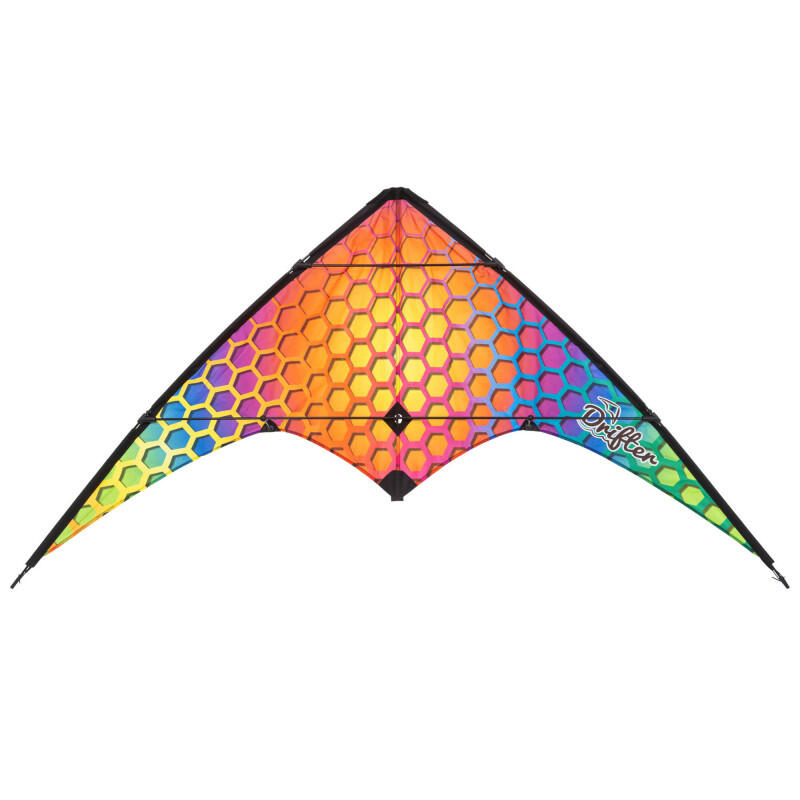HQ Stunvlieger HQ Drifter Rainbow Mesh 102168 Regenboog 60 x 80 cm