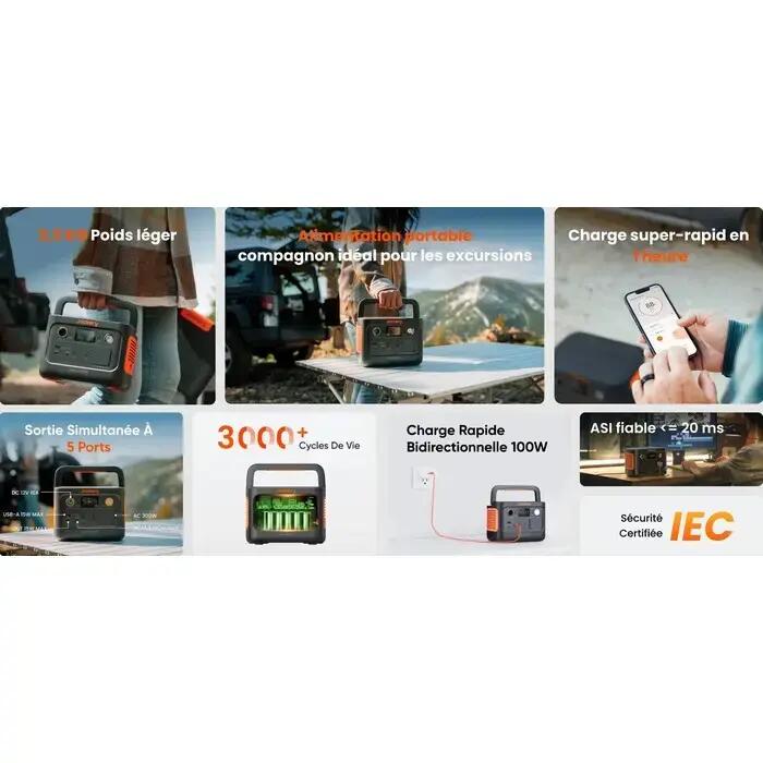 station énergique portable Jackery Explorer 240 7/7