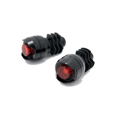 Cateye orb bar end rear bike light set