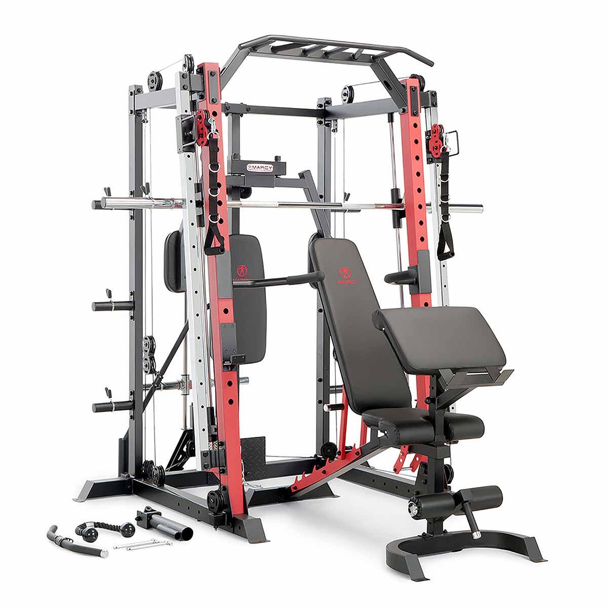 MARCY HOME MULTI-GYM/SMITH MACHINE MULTI-FUNCTIONAL CAGE SYSTEM