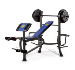 Banc multi-positions - musculation acier - MWB-36780B bleu