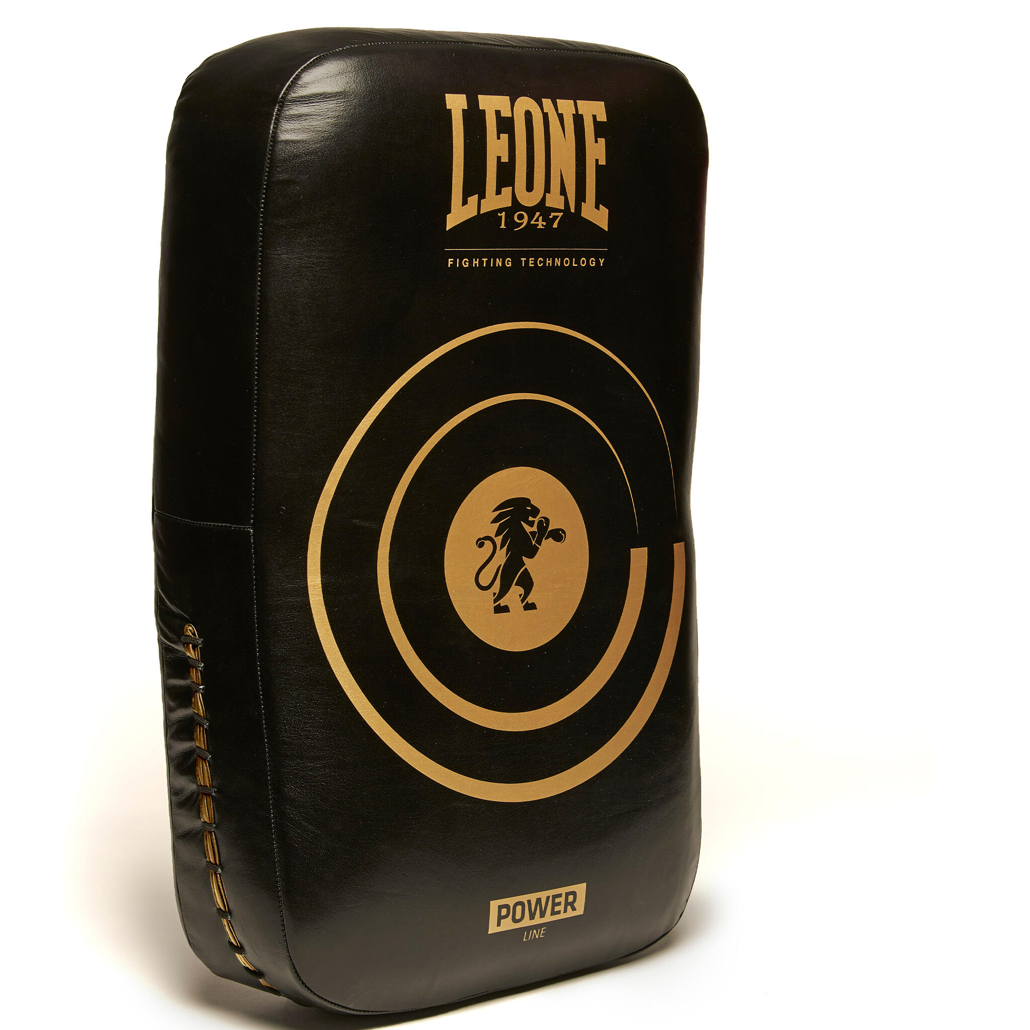 Leone 1947 - Bouclier Boxe Kick Shield - Bouclier - Jaune|noir - Taille Unique - Decathlon