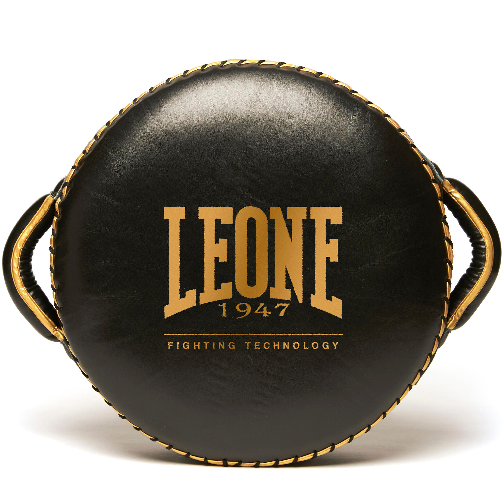 Scudo da colpi Leone1947 in pelle nera e schiuma multistrato 4/7
