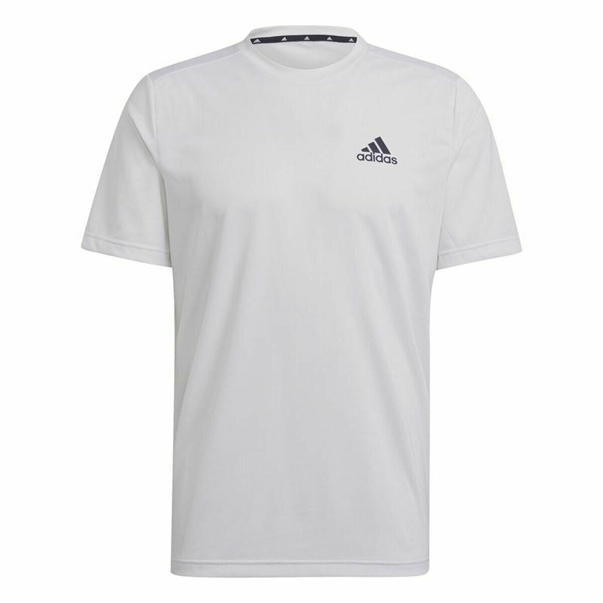 T-shirt à manches courtes homme Adidas Designed To Move  Blanc 2/5