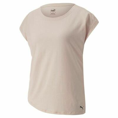 Dames-t-shirt met korte mouwen puma studio foundation beige