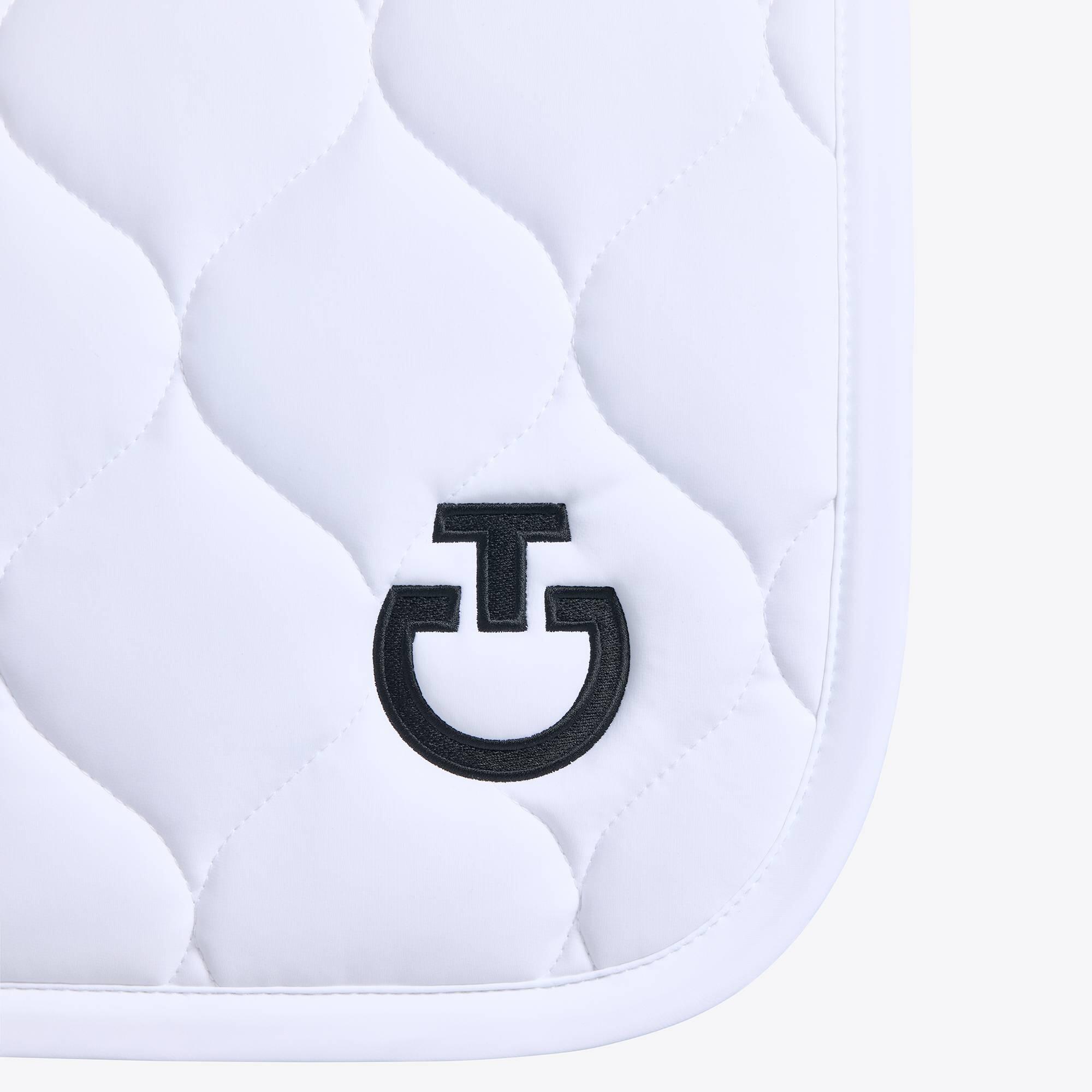 Tapis de selle New Circular Quilted Blanc - CAVALLERIA TOSCANA 2/7
