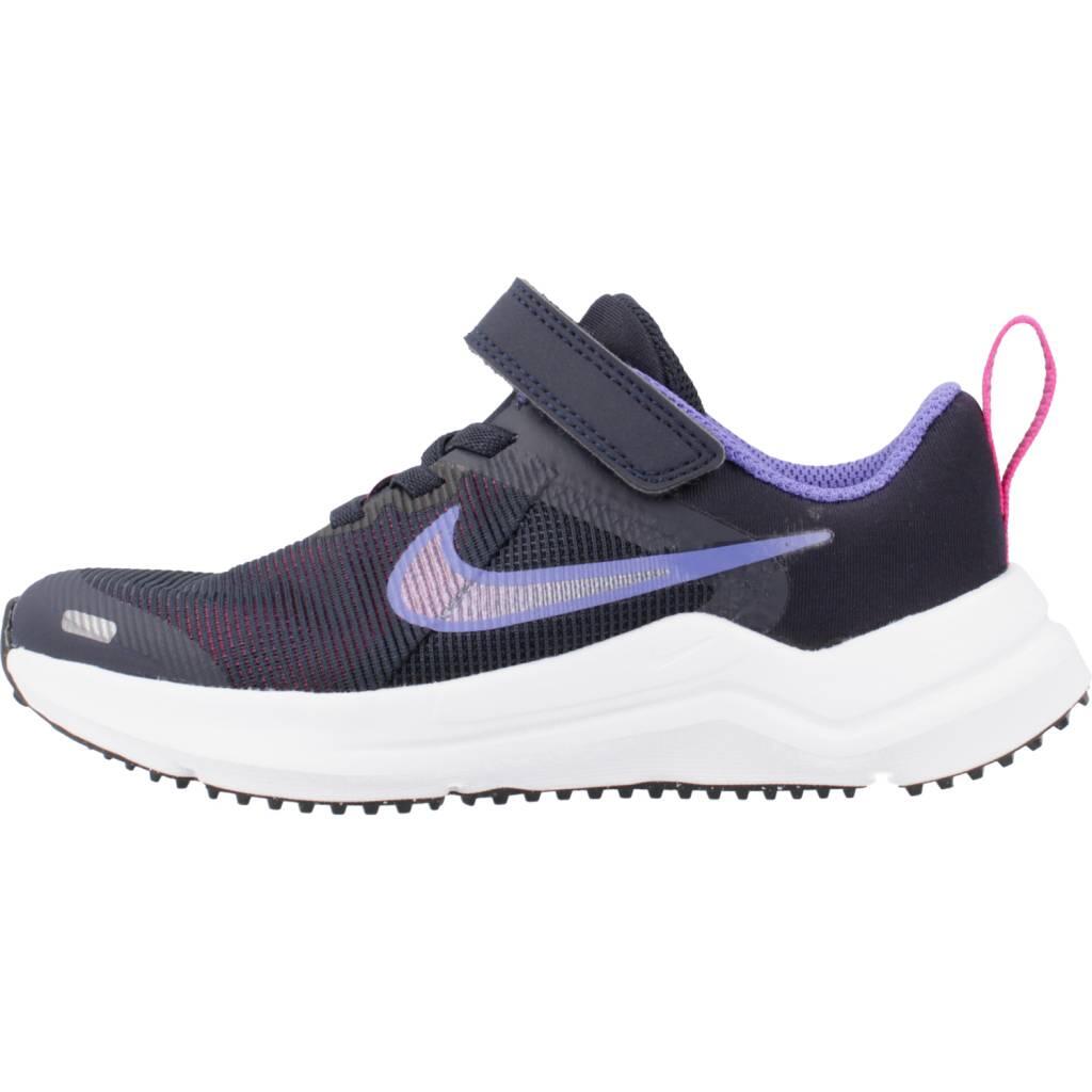 Baskets Nike Modèle Downshifter 12 Couleur Bleu 2/5