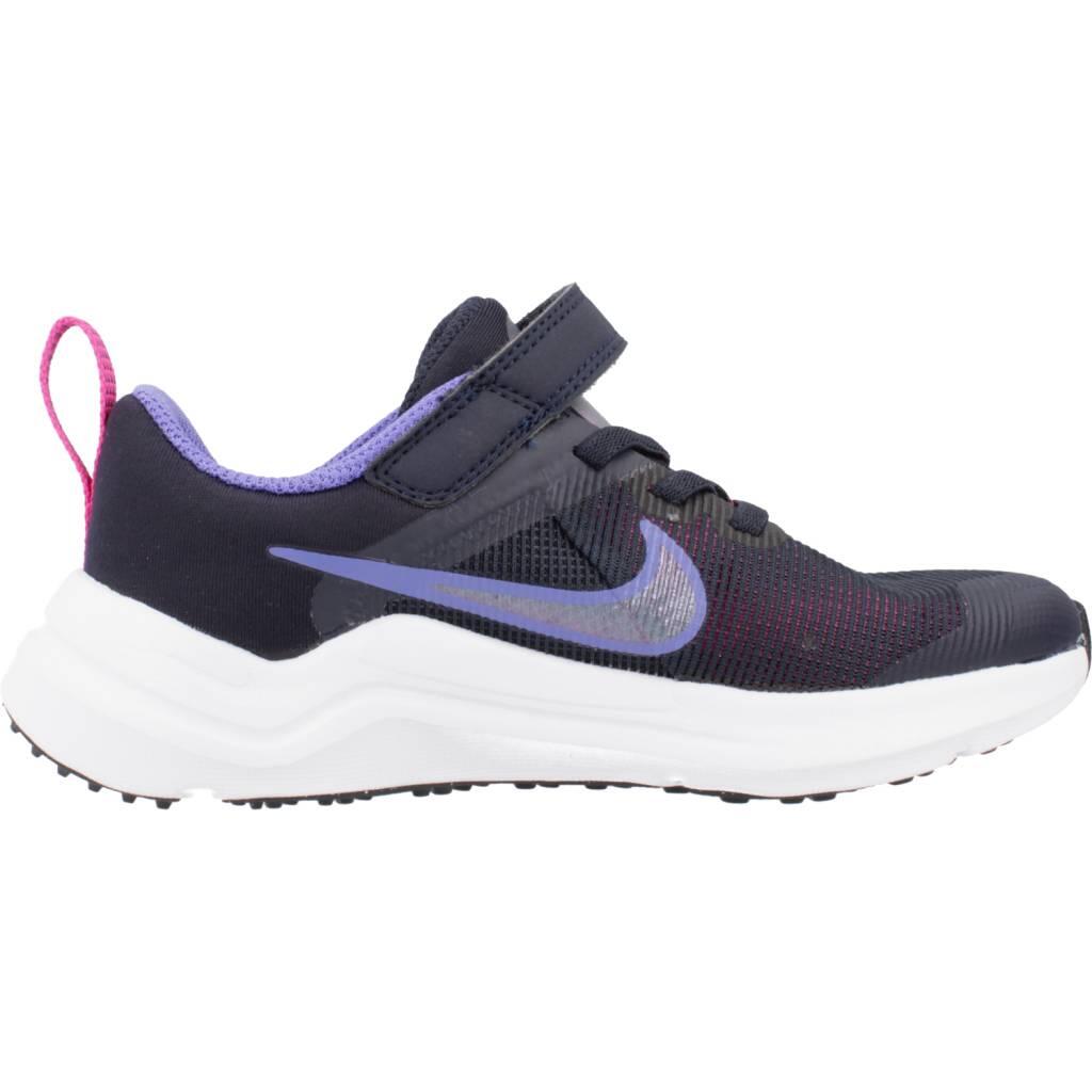 Baskets Nike Modèle Downshifter 12 Couleur Bleu 4/5