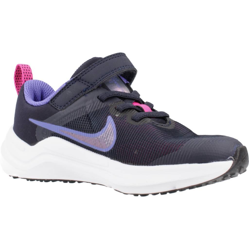 Baskets Nike Modèle Downshifter 12 Couleur Bleu 5/5
