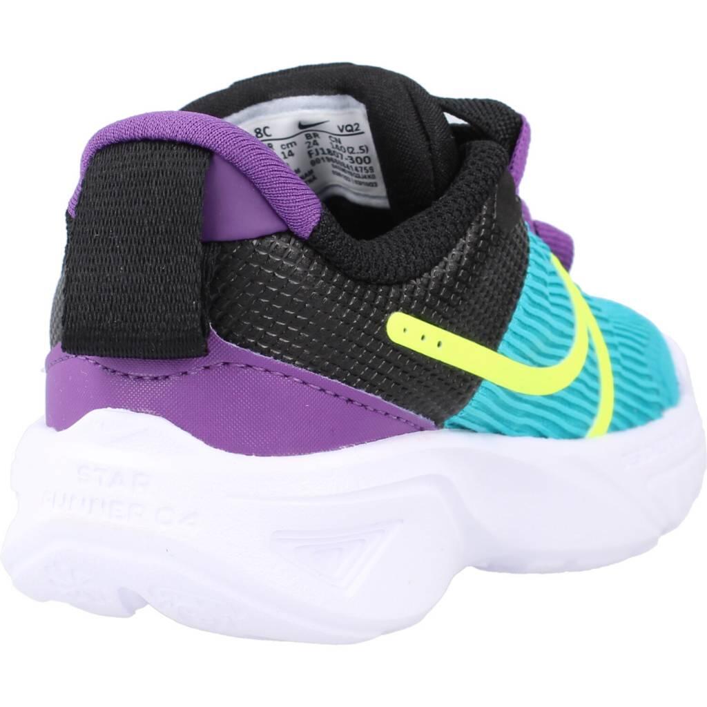 Scarpe Da Ginnastica Nike Modello Star Runner 4 Little Ki Colore Blu 3/5