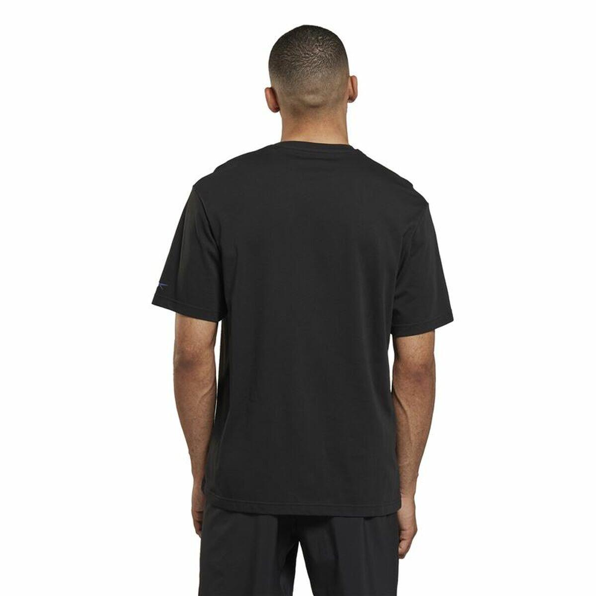 Pánské tričko s krátkým rukávem Reebok Les Mills® Oversized Graphic Černý 3/5