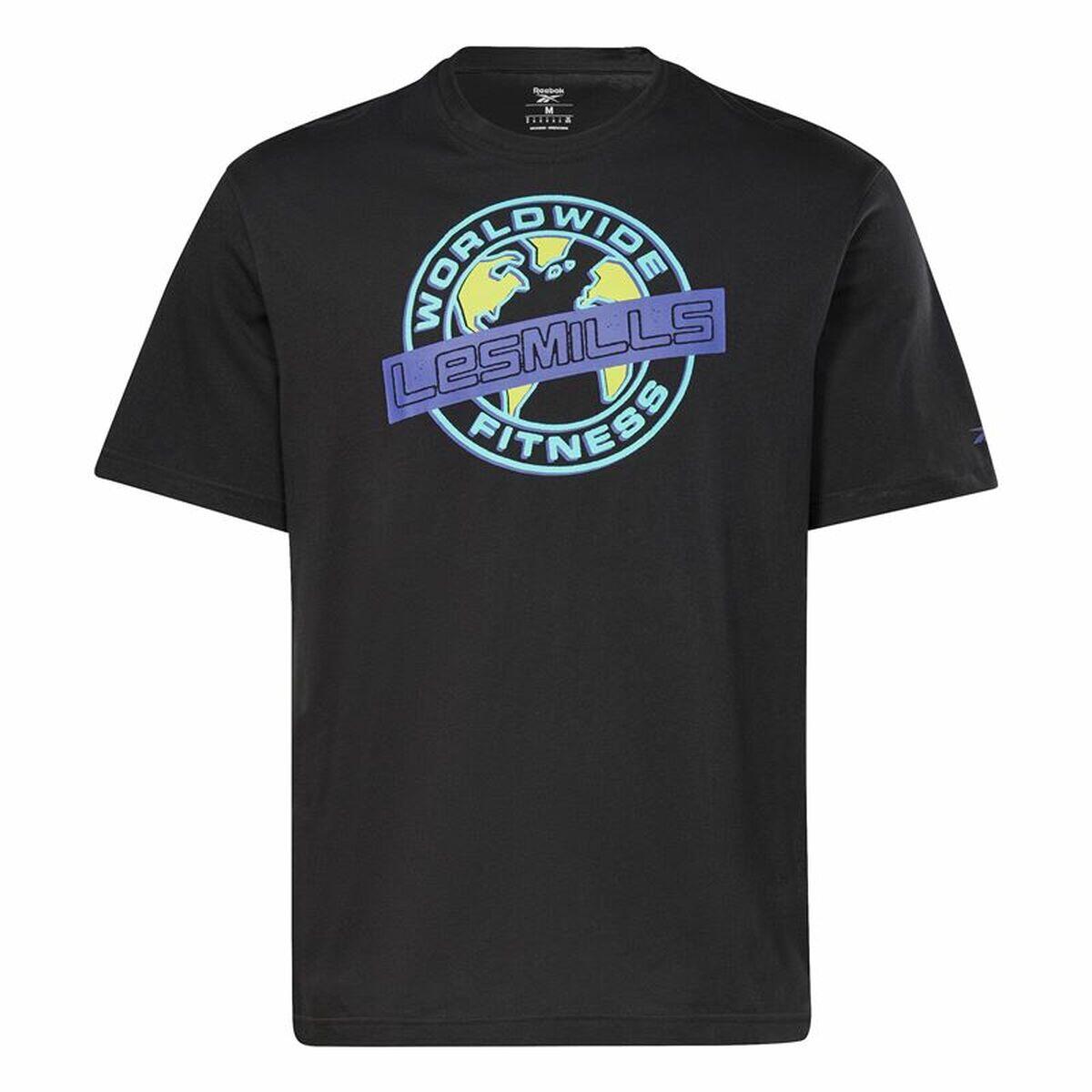 Reebok - T-shirt À Manches Courtes Homme Reebok Les Mills® Oversized Graphic Noir - T-shirt Manches Courtes - Noir - 40 M - Decathlon