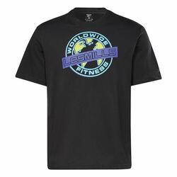 T-shirt à manches courtes homme Reebok Les Mills® Oversized Graphic Noir