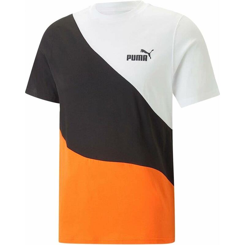 Camiseta Puma Power Cat Naranja Oscuro