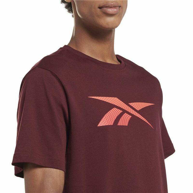 Camiseta de Manga Corta Hombre Reebok RI Logo Marrón