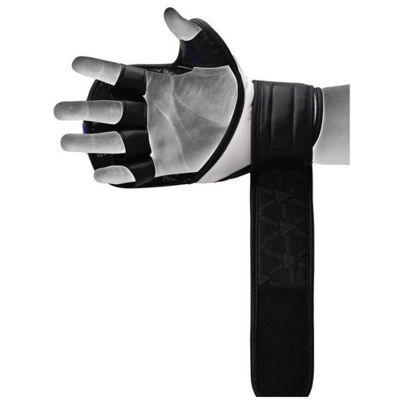 Mănuși MMA RDX Rex Sparring Piele Maya Hide Bleumarin XL