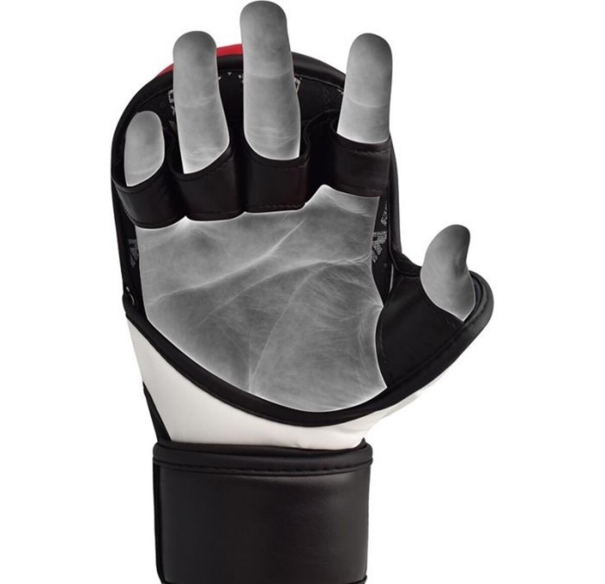 MMA Sparring Gloves RDX Rex T6 Plus – Red and Black – XL 4/5