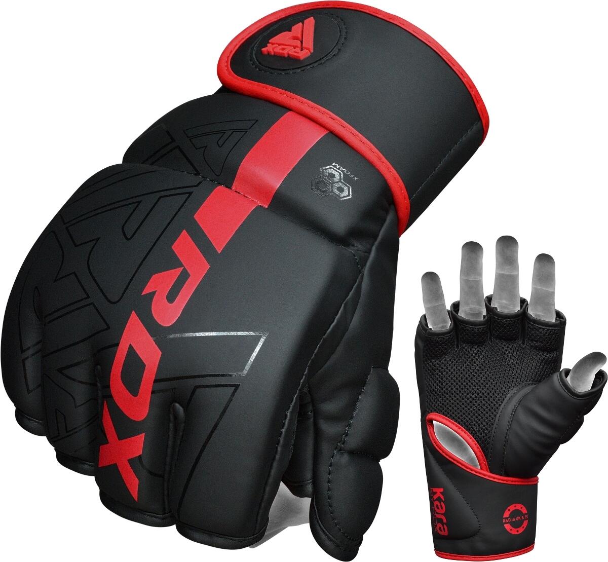 Grappling Gloves F6 Matte Red-M 4/7