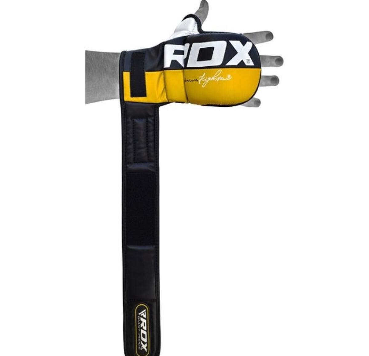 MMA Sparring Gloves RDX Rex T6 Plus – Yellow and Black – XL 2/5