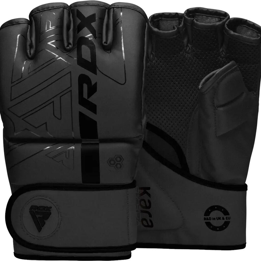 Grappling Gloves F6 Matte Black-S