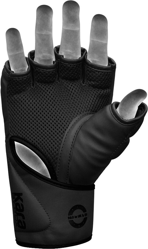 Grappling Gloves F6 Matte Black-S 4/7